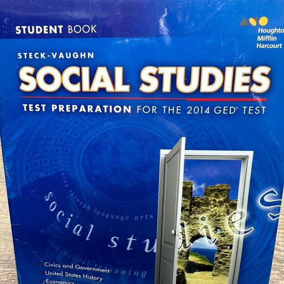 Steck-Vaughn GED: Test Preparation Student Book Social Studies 2014 - Picture 3 of 11